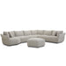 Parker Living Playful - Canes Cobblestone Ottoman with Casters