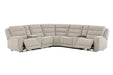 Parker Living Felix - Mari Fawn 7 Piece Zero Gravity Power Reclining Sectional with Beverage Cooler Console