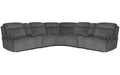 Parker Living Alpine - Airy Midnight 7 Piece Zero Gravity Power Reclining Sectional with Power Adjustable Headrests