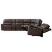 Parker Living Easton - Steamboat Brown 6 Piece Zero Gravity Power Reclining Sectional with Power Adjustable Headrests