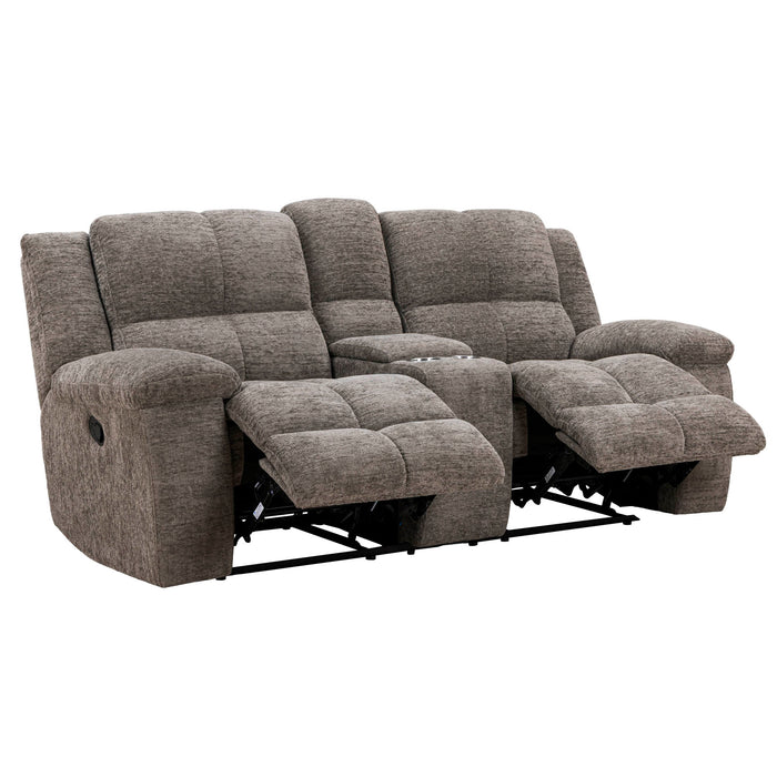 Parker Living Buster Manual Reclining Console Loveseat