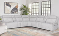 Parker Living Alpine - Airy Midnight 7 Piece Zero Gravity Power Reclining Sectional with Power Adjustable Headrests