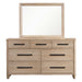 Parker House Breckenridge - Bedroom Queen Bed 2 Nightstands Dresser with Mirror and Chest