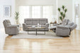 Parker Living Richland - Bristol Grey Power Reclining Sofa Loveseat and Recliner