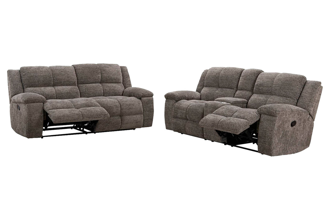 Parker Living Buster Manual Reclining Sofa and Loveseat