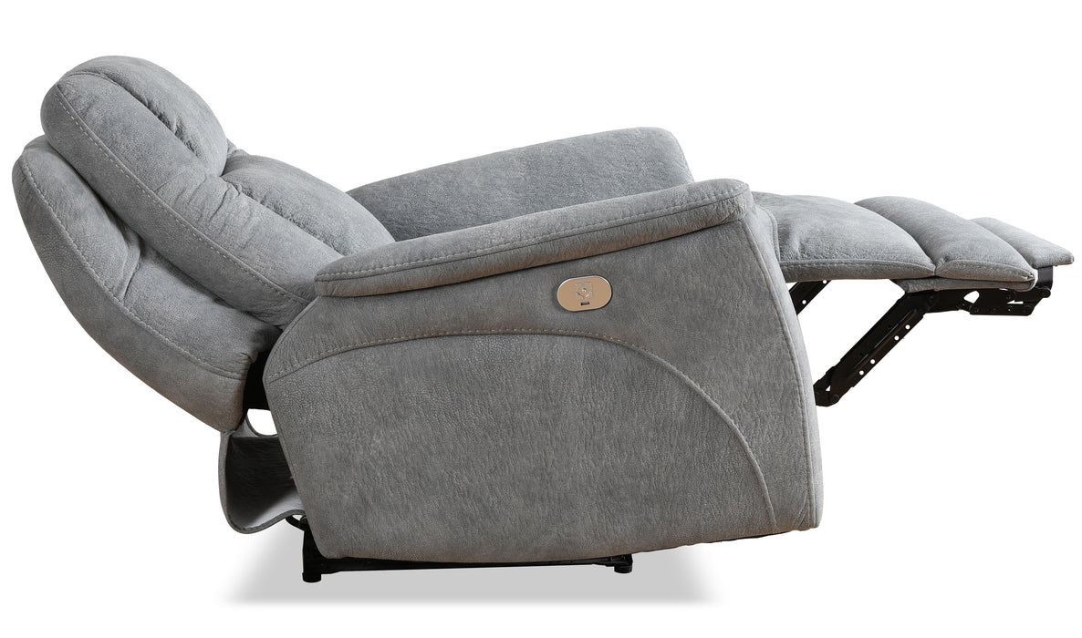 Parker Living Linus - Hudson Grey Power Reclining Sofa and Recliner