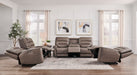 Parker Living Lawson - Sydney Brunette Power Zero Gravity Tilt Console Loveseat P2