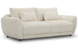 Parker Living Utopia - Mega Ivory 2 Seat Sofa with Lumbar Pillow