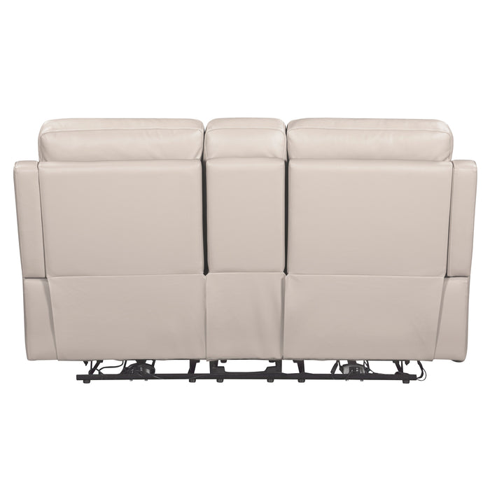 Parker Living Easton - Steamboat Brown Zero Gravity Power Reclining Tilt Console Loveseat P3