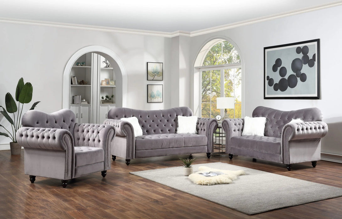 Furniture World 2pc Sofa & Loveseat